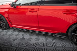 Street Pro Side Skirts Diffusers Honda Civic Type-R Mk 11 - Black