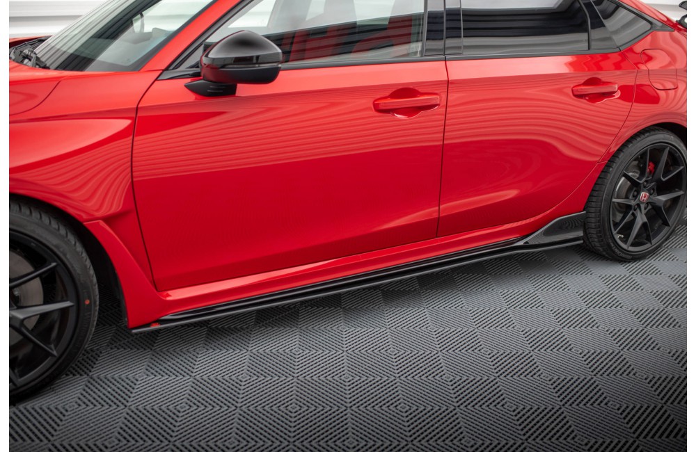 Street Pro Side Skirts Diffusers Honda Civic Type-R Mk 11 - Black
