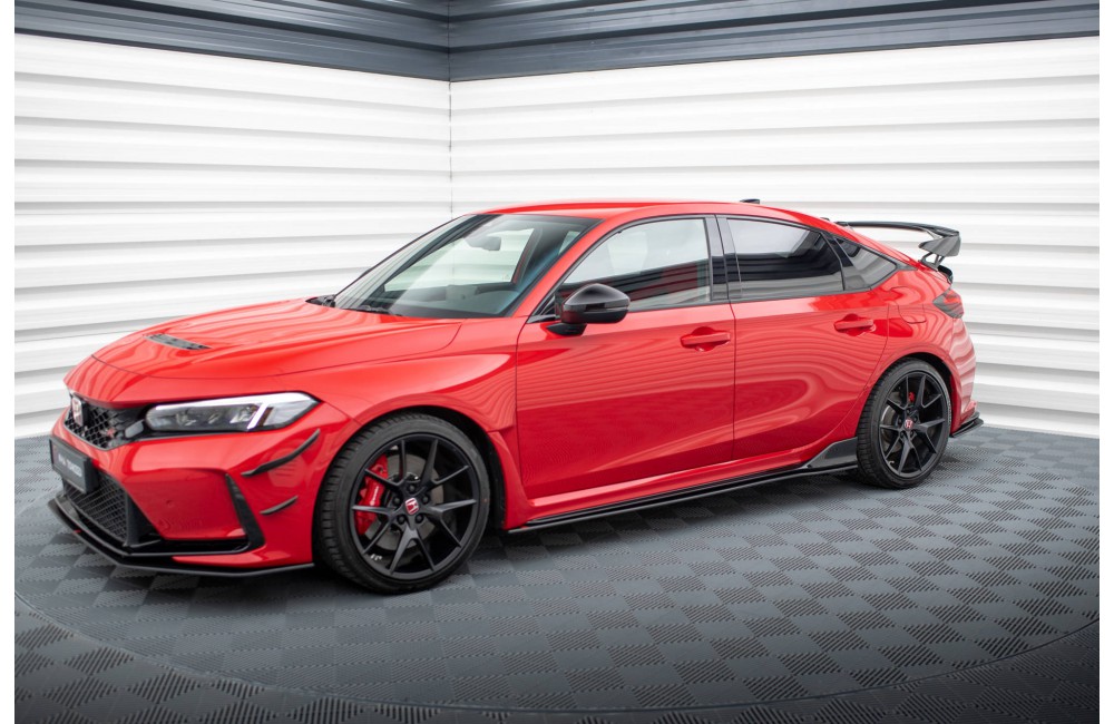 Street Pro Side Skirts Diffusers Honda Civic Type-R Mk 11 - Black