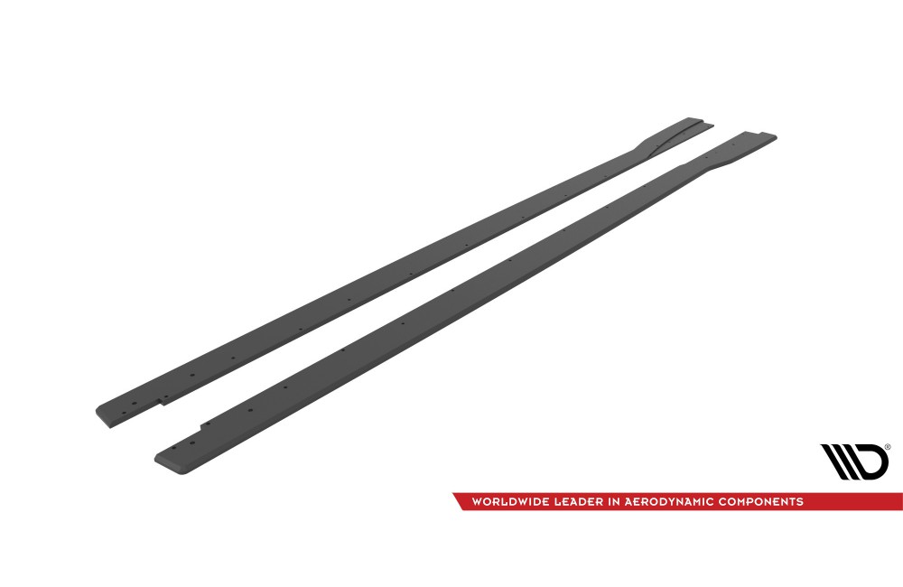 Street Pro Side Skirts Diffusers Honda Civic Type-R Mk 11 - Black