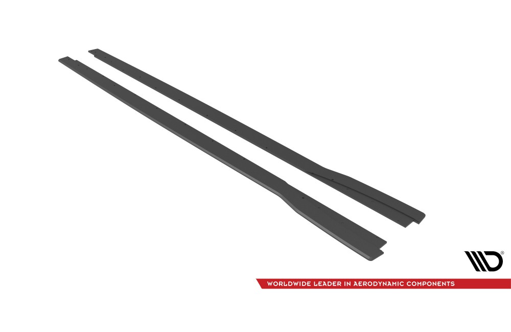 Street Pro Side Skirts Diffusers Honda Civic Type-R Mk 11 - Black