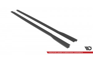 Street Pro Side Skirts Diffusers Honda Civic Type-R Mk 11 - Black