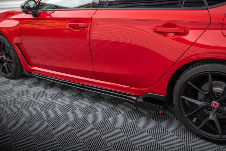 Street Pro πλευρικές ποδιές diffusers + flaps Honda Civic Type-R Mk 11