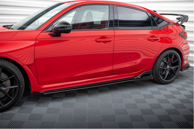 Street Pro πλευρικές ποδιές diffusers + flaps Honda Civic Type-R Mk 11