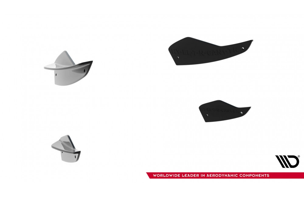 Front Bumper Wings (Canards) Hyundai Elantra N Mk7 Front Bumper Wings (Canards) Hyundai Elantra N Mk7