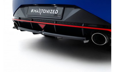 Central Rear Splitter (with vertical bars) Hyundai Elantra N Mk7