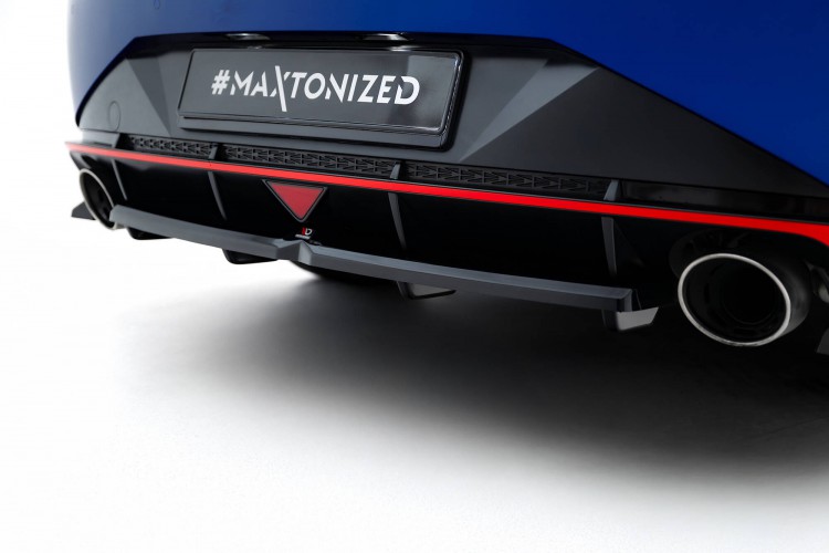 Κεντρικός Πίσω Splitter (με κατακόρυφες ράβδους) Hyundai Elantra N Mk7