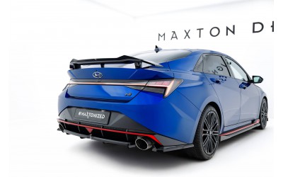 Central Rear Splitter (with vertical bars) Hyundai Elantra N Mk7