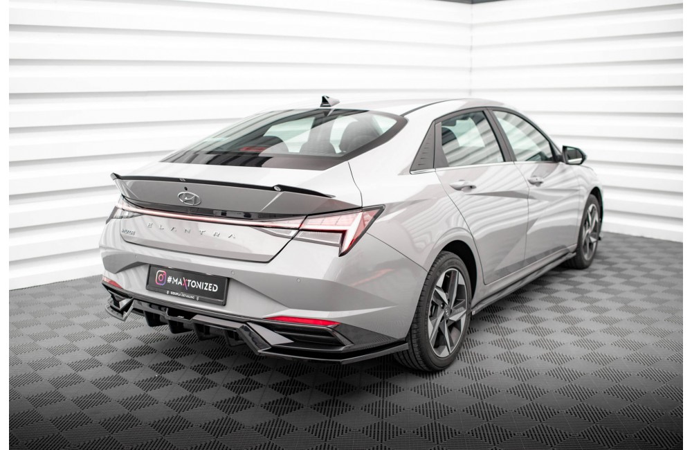 Rear Splitter (with vertical bars) Hyundai Elantra Mk7