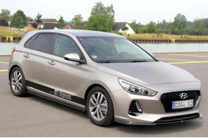 FRONT SPLITTER V.1 HYUNDAI I30 MK3 HATCHBACK