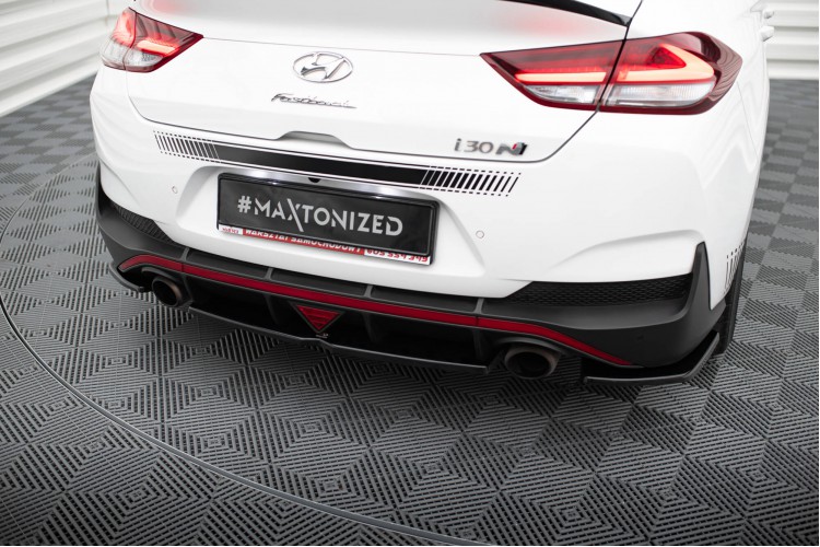 Πίσω Splitter (με κάθετες ράβδους) Hyundai I30 N Mk3 Fastback