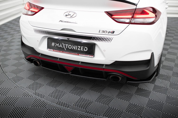 Πίσω Splitter (με κάθετες ράβδους) Hyundai I30 N Mk3 Fastback