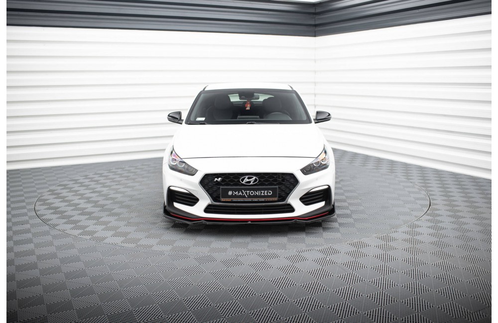Front Splitter V.6 + Flaps Hyundai I30 N Mk3 Hatchback/Fastback