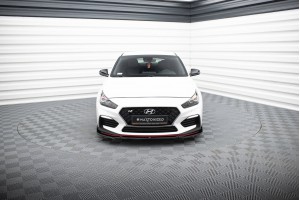 Front Splitter V.6 + Flaps Hyundai I30 N Mk3 Hatchback/Fastback