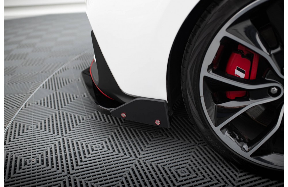 Front Splitter V.6 + Flaps Hyundai I30 N Mk3 Hatchback/Fastback