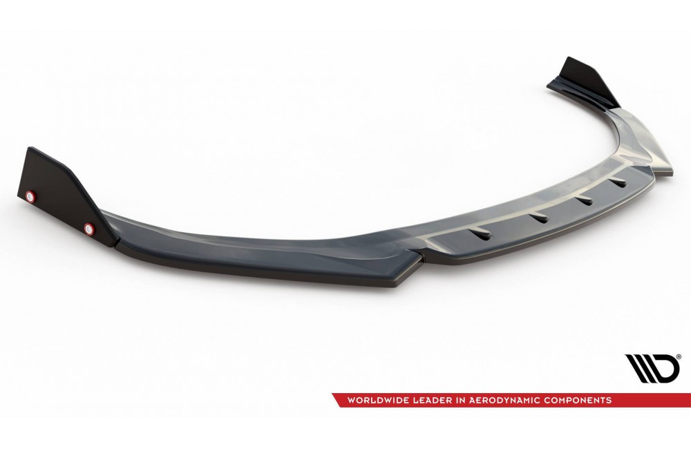 Front Splitter V.6 + Flaps Hyundai I30 N Mk3 Hatchback/Fastback