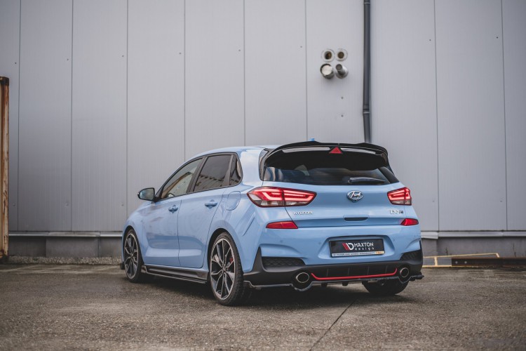 Πίσω Splitter (με κάθετους στύλους) Hyundai I30 N Mk3 Hatchback