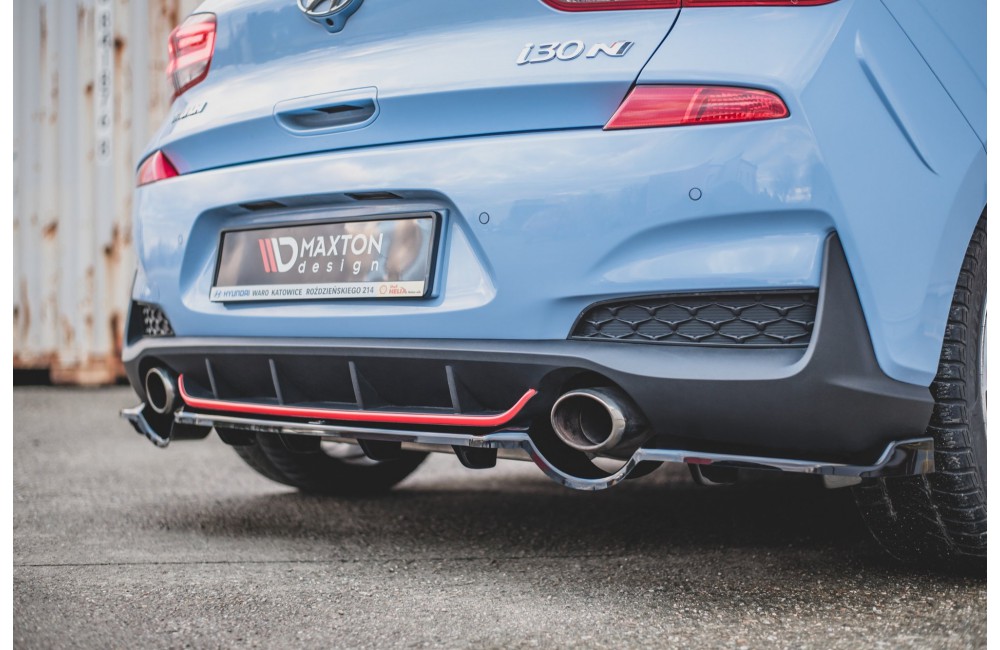 Rear Splitter (with vertical bars) Hyundai I30 N Mk3 Hatchback