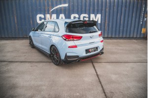 Rear Side Splitters V.6 + Flaps Hyundai I30 N Mk3 Hatchback