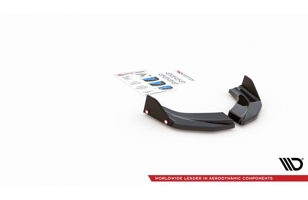 Rear Side Splitters V.6 + Flaps Hyundai I30 N Mk3 Hatchback