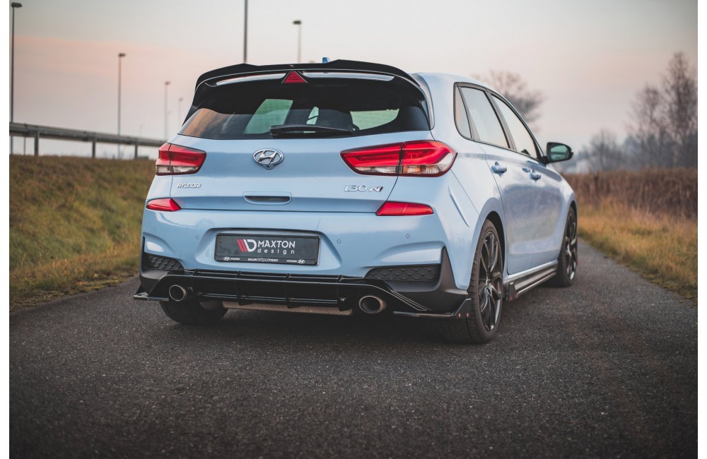 Rear Side Splitters V.7 + Flaps Hyundai I30 N Mk3 Hatchback