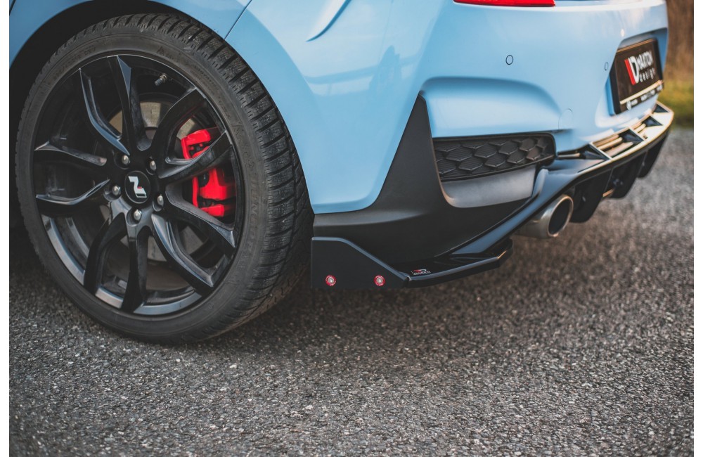 Rear Side Splitters V.7 + Flaps Hyundai I30 N Mk3 Hatchback