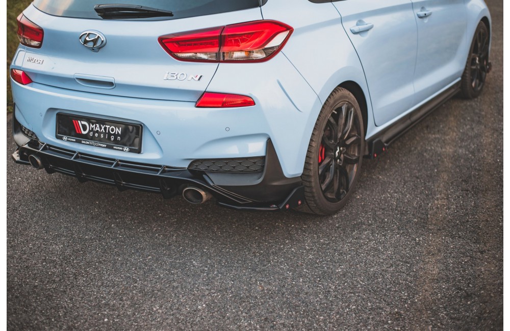 Rear Side Splitters V.7 + Flaps Hyundai I30 N Mk3 Hatchback