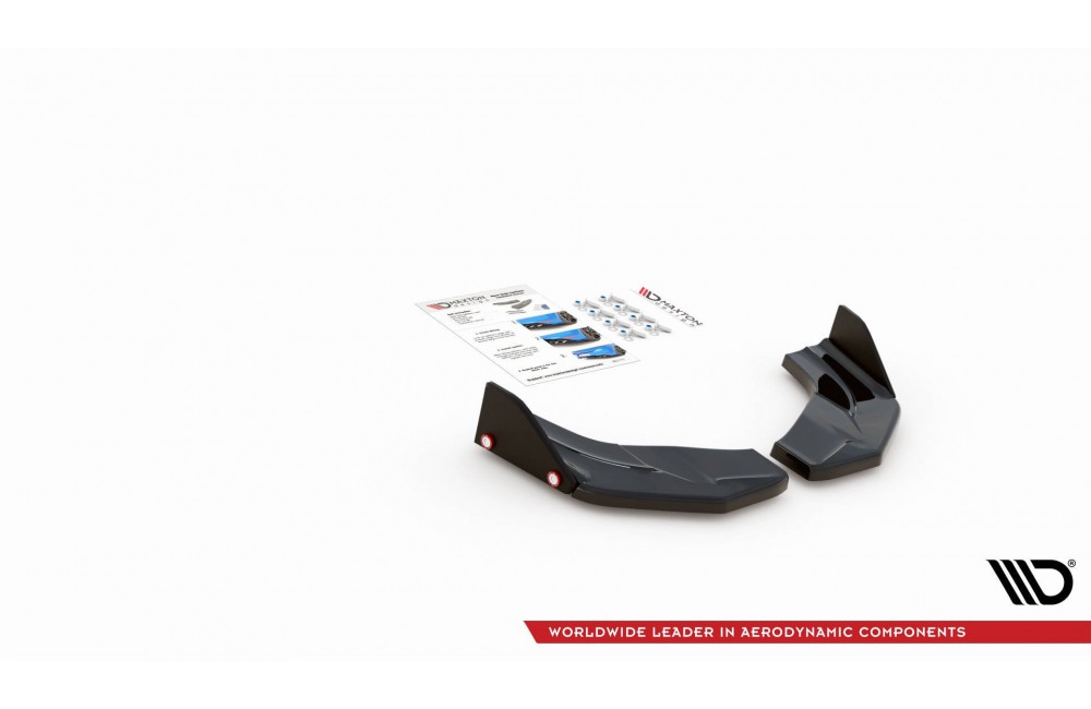 Rear Side Splitters V.7 + Flaps Hyundai I30 N Mk3 Hatchback