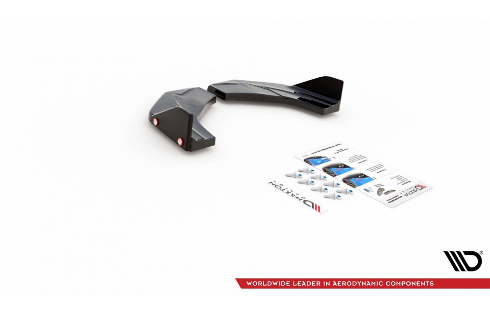 Rear Side Splitters V.7 + Flaps Hyundai I30 N Mk3 Hatchback