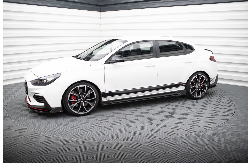 Side Skirts Diffusers V.5 + Flaps Hyundai I30 N Mk3 / Mk3 FL Hatchback/Fastback Side Skirts Diffusers V.5 + Flaps Hyundai I30 N Mk3 / Mk3 FL Hatchback/Fastback