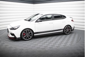 Side Skirts Diffusers V.5 + Flaps Hyundai I30 N Mk3 / Mk3 FL Hatchback/Fastback Side Skirts Diffusers V.5 + Flaps Hyundai I30 N Mk3 / Mk3 FL Hatchback/Fastback