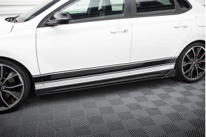 Side Skirts Diffusers V.5 + Flaps Hyundai I30 N Mk3 / Mk3 FL Hatchback/Fastback Side Skirts Diffusers V.5 + Flaps Hyundai I30 N Mk3 / Mk3 FL Hatchback/Fastback