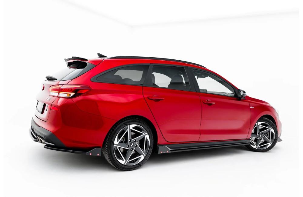 Side Skirts Diffusers V.3 + Flaps Hyundai I30 N / N-Line Wagon Mk3 Facelift