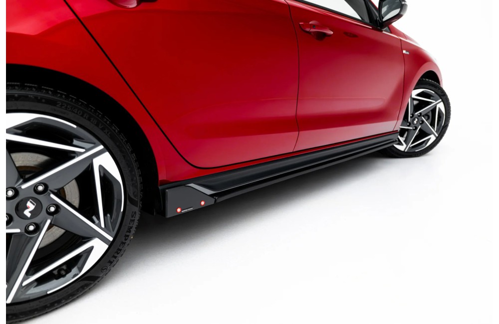 Side Skirts Diffusers V.3 + Flaps Hyundai I30 N / N-Line Wagon Mk3 Facelift
