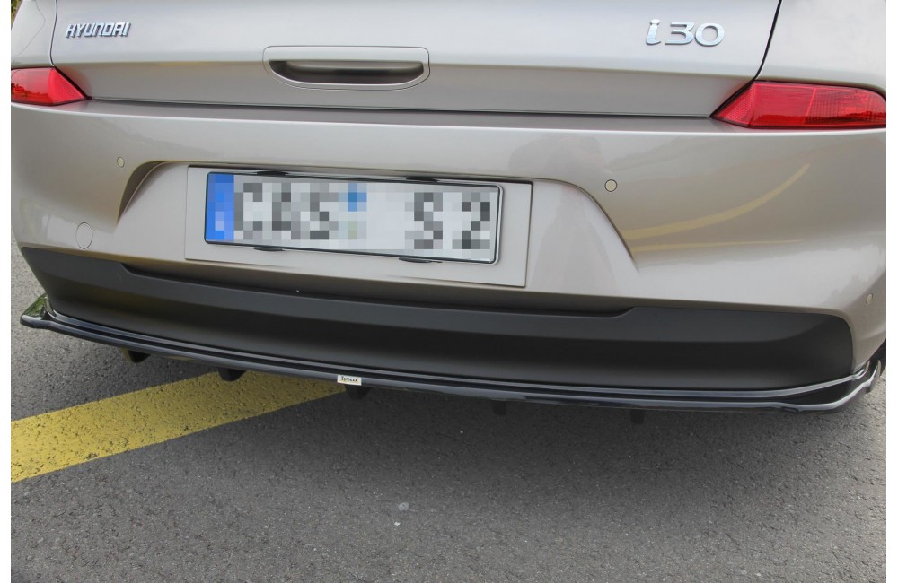 Rear Splitter (WITH VERTICAL BARS) HYUNDAI I30 MK3 HATCHBACK