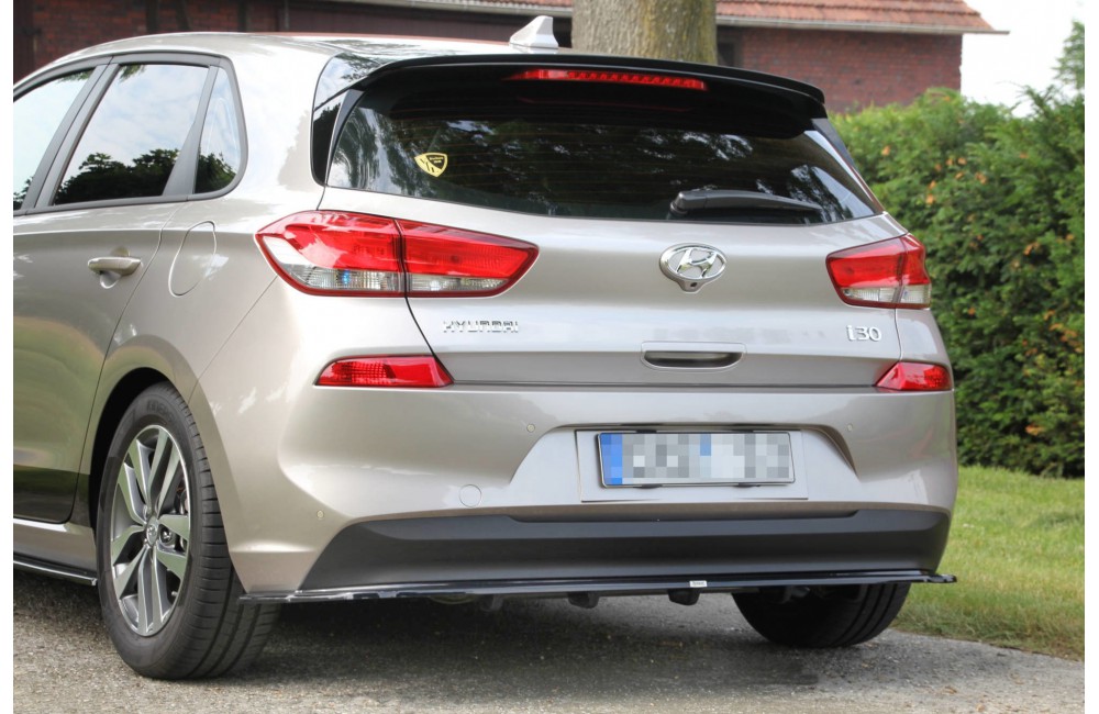 Rear Splitter (WITH VERTICAL BARS) HYUNDAI I30 MK3 HATCHBACK