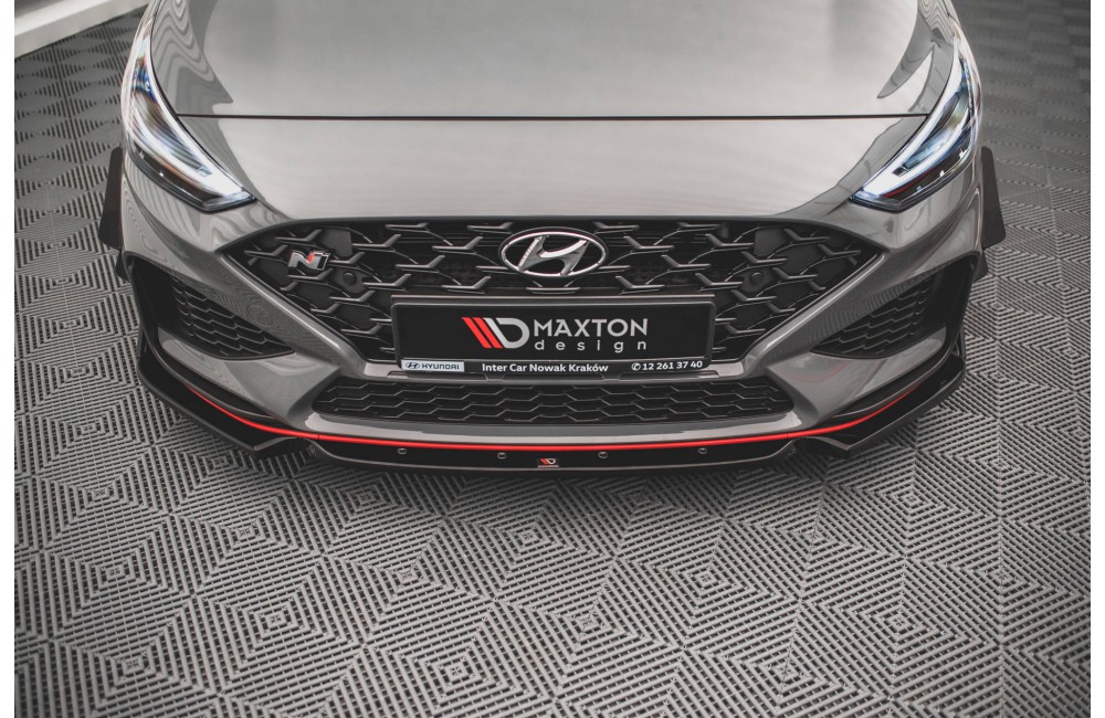 Front Splitter V.1 + Flaps Hyundai I30 N / I30 N-Line Hatchback/Fastback Mk3 Facelift