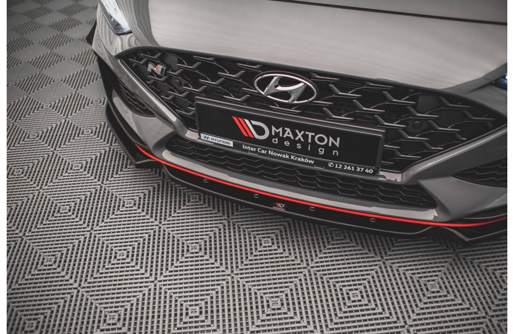Front Splitter V.1 + Flaps Hyundai I30 N / I30 N-Line Hatchback/Fastback Mk3 Facelift