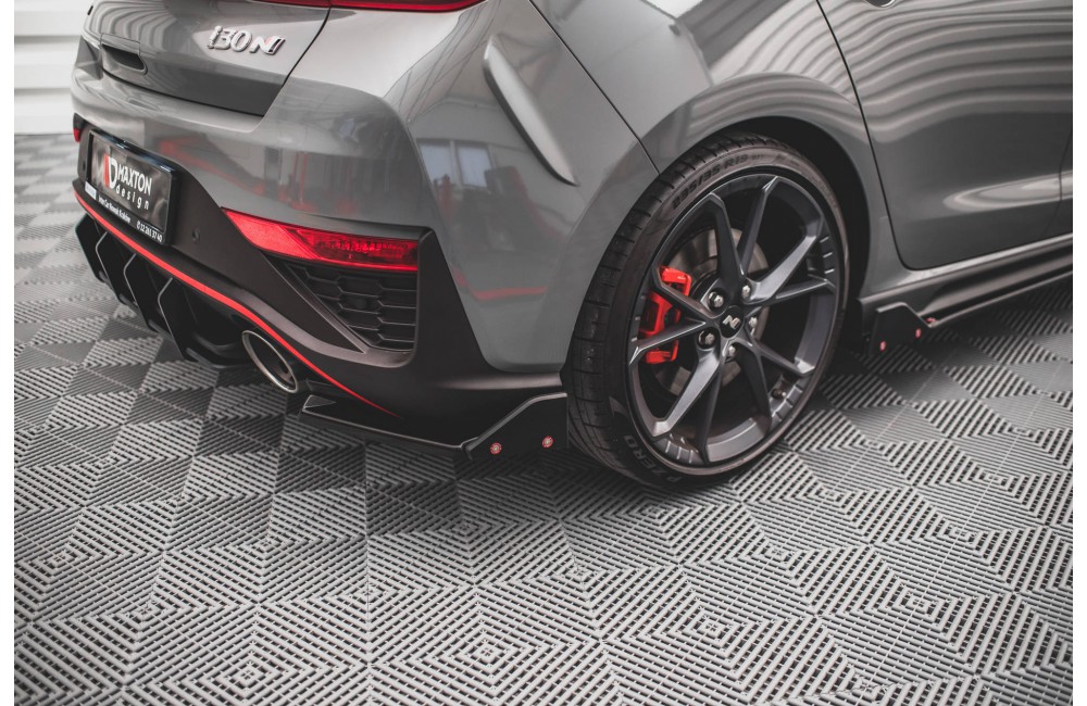 Rear Side Splitters V.1 + Flaps Hyundai I30 N Hatchback Mk3 Facelift