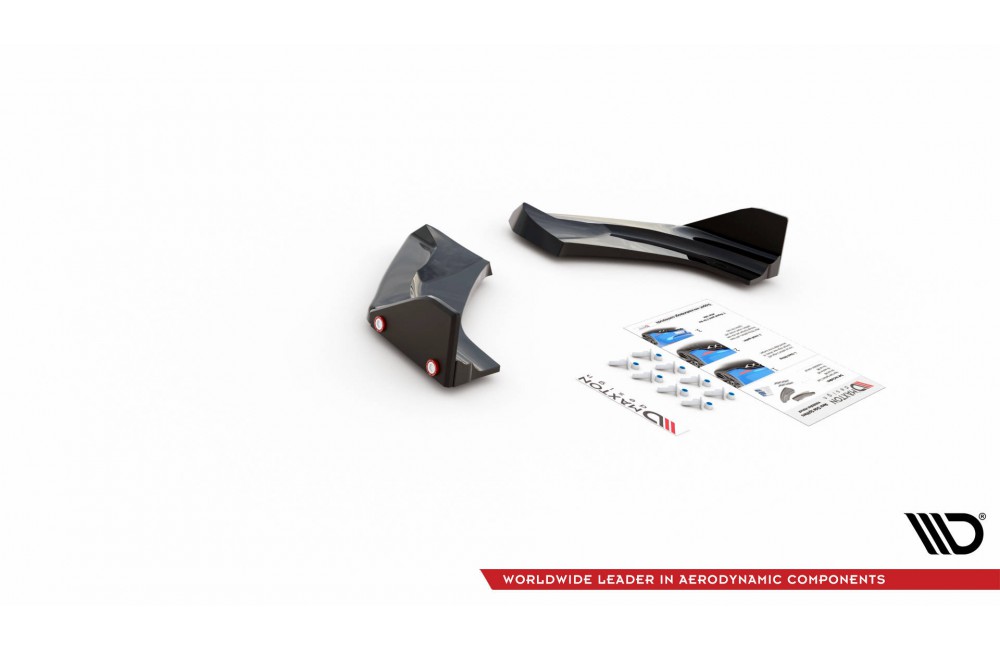 Rear Side Splitters V.1 + Flaps Hyundai I30 N Hatchback Mk3 Facelift