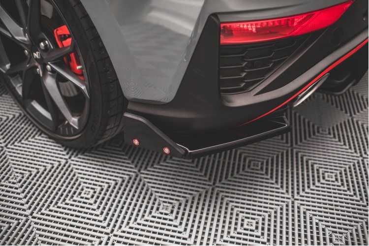 Πίσω Πλευρικοί Splitters V.1 + Flaps Hyundai I30 N Hatchback Mk3 Facelift