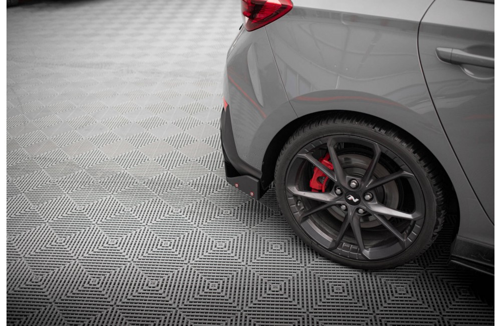 Rear Side Splitters V.4 + Flaps Hyundai I30 N Hatchback Mk3 Facelift