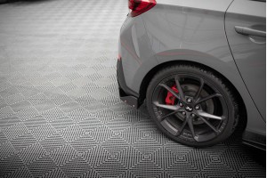 Rear Side Splitters V.4 + Flaps Hyundai I30 N Hatchback Mk3 Facelift