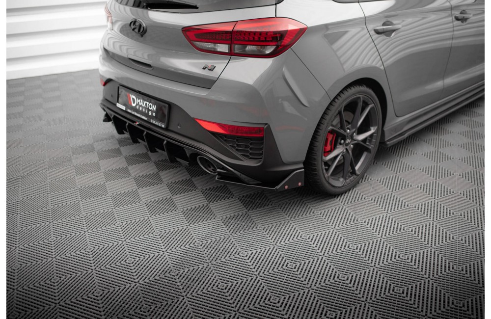 Rear Side Splitters V.4 + Flaps Hyundai I30 N Hatchback Mk3 Facelift