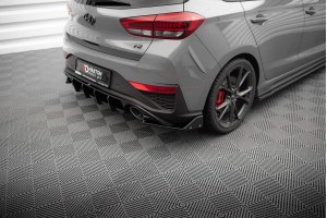 Rear Side Splitters V.4 + Flaps Hyundai I30 N Hatchback Mk3 Facelift