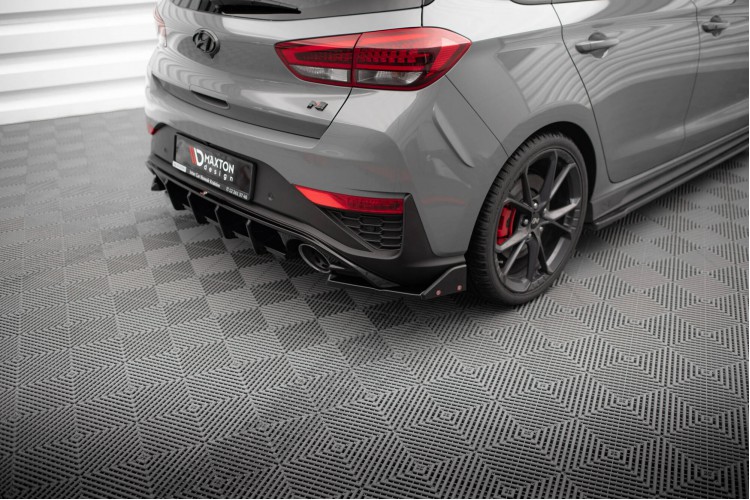 Πίσω Πλευρικοί Splitters V.4 + Flaps Hyundai I30 N Hatchback Mk3 Facelift