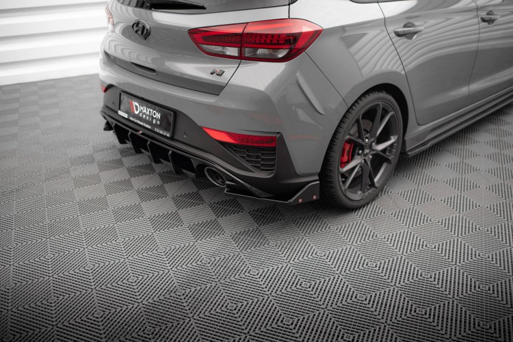 Πίσω Πλευρικοί Splitters V.4 + Flaps Hyundai I30 N Hatchback Mk3 Facelift