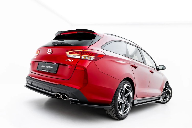 Rear Side Splitters V.1 Hyundai I30 N-Line Wagon Mk3 Facelift