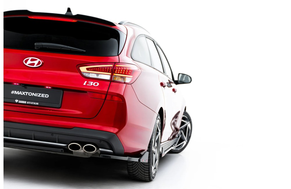 Rear Side Splitters V.2 + Flaps Hyundai I30 N-Line Wagon Mk3 Facelift