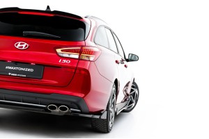 Rear Side Splitters V.2 + Flaps Hyundai I30 N-Line Wagon Mk3 Facelift